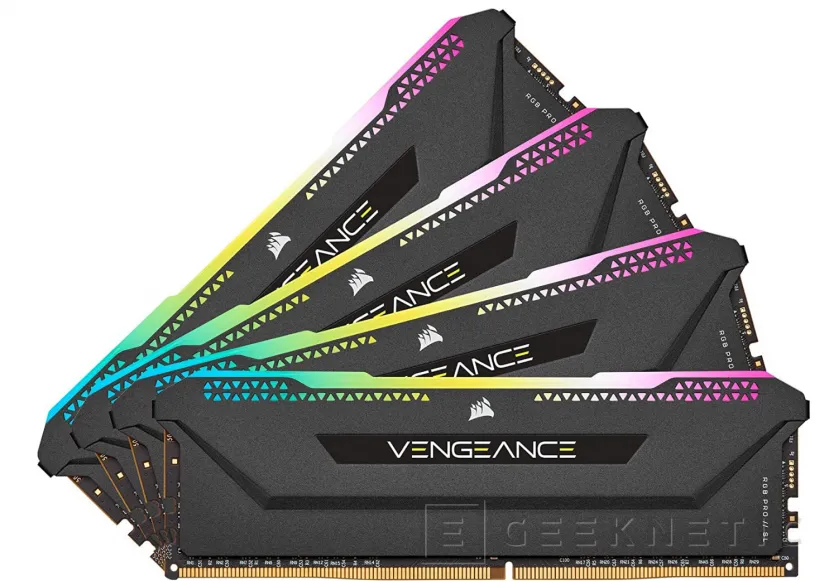Geeknetic Corsair anuncia las memorias Vengeance RGB PRO SL con 44 mm de altura y hasta 3.600 MHz 3