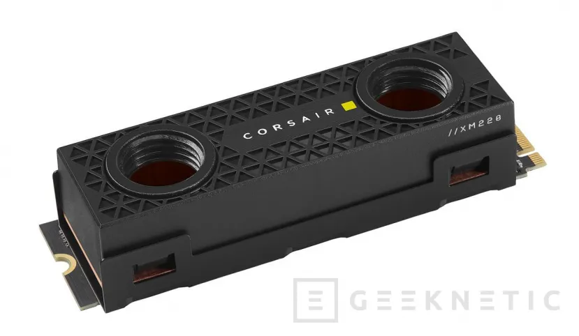Geeknetic Corsair prepara el SSD NVMe 1.4 MP600 PRo HydroX con refrigeración líquida 1