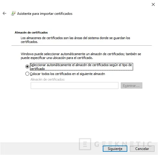 Geeknetic Como instalar un certificado digital paso a paso 4