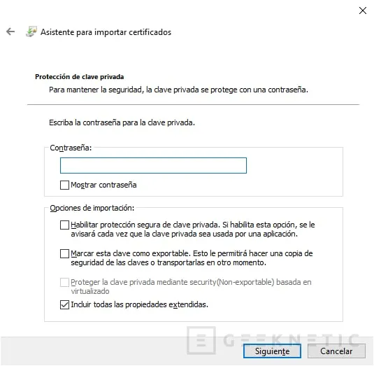 Geeknetic Como instalar un certificado digital paso a paso 3