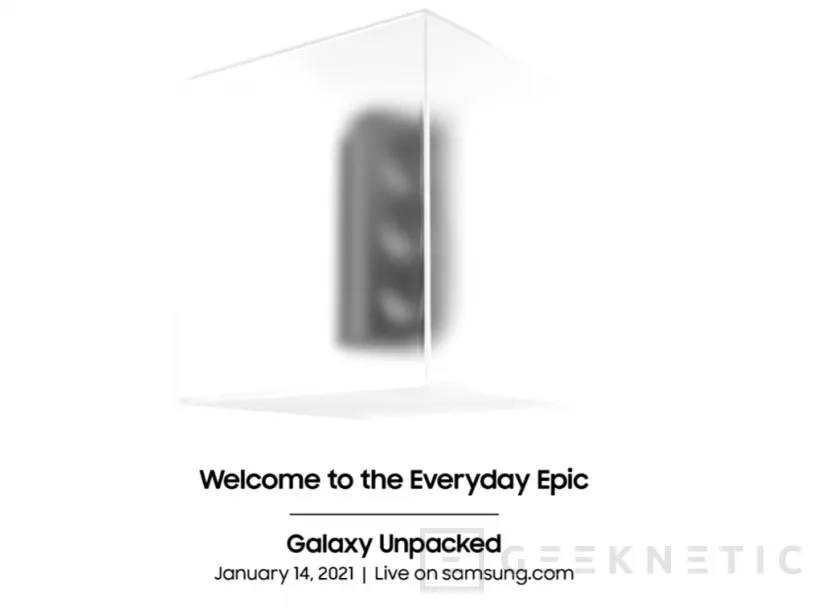 Geeknetic Samsung presentará los Galaxy S21 en el evento Unpacked 2021 del 14 de enero 1