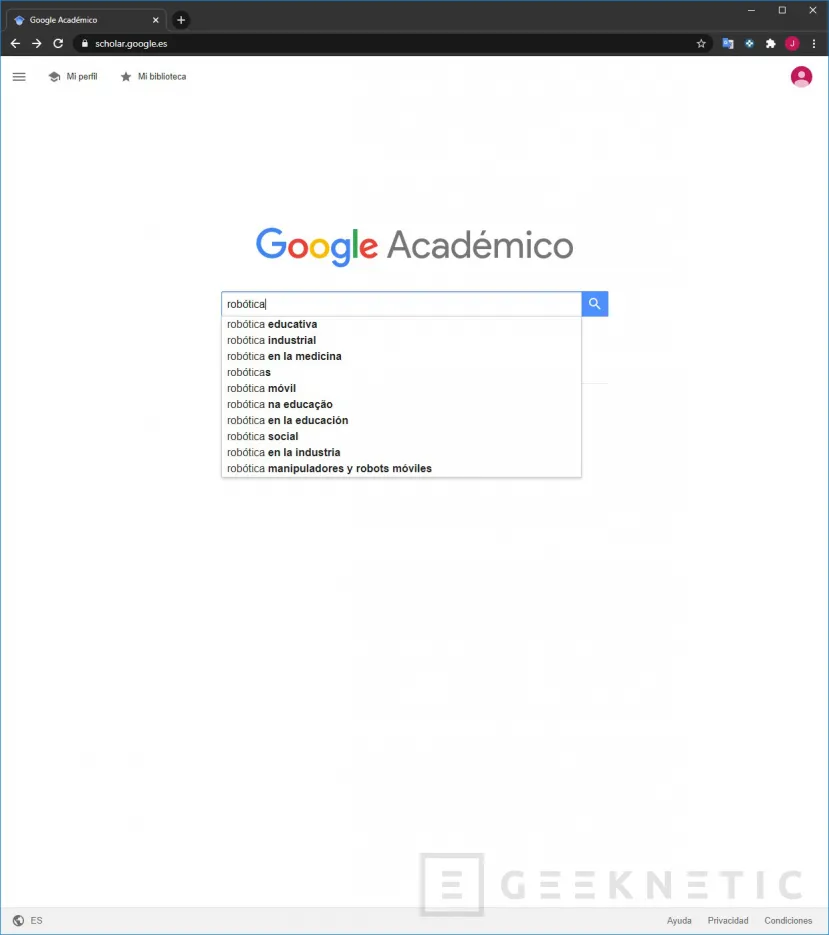 Geeknetic Google Scholar: cómo usar el buscador académico de Google 3