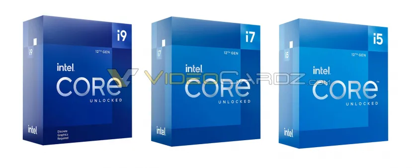 Geeknetic Se filtran las cajas de los Intel Alder Lake con una edición especial del i9 que incluye una oblea de silicio 3