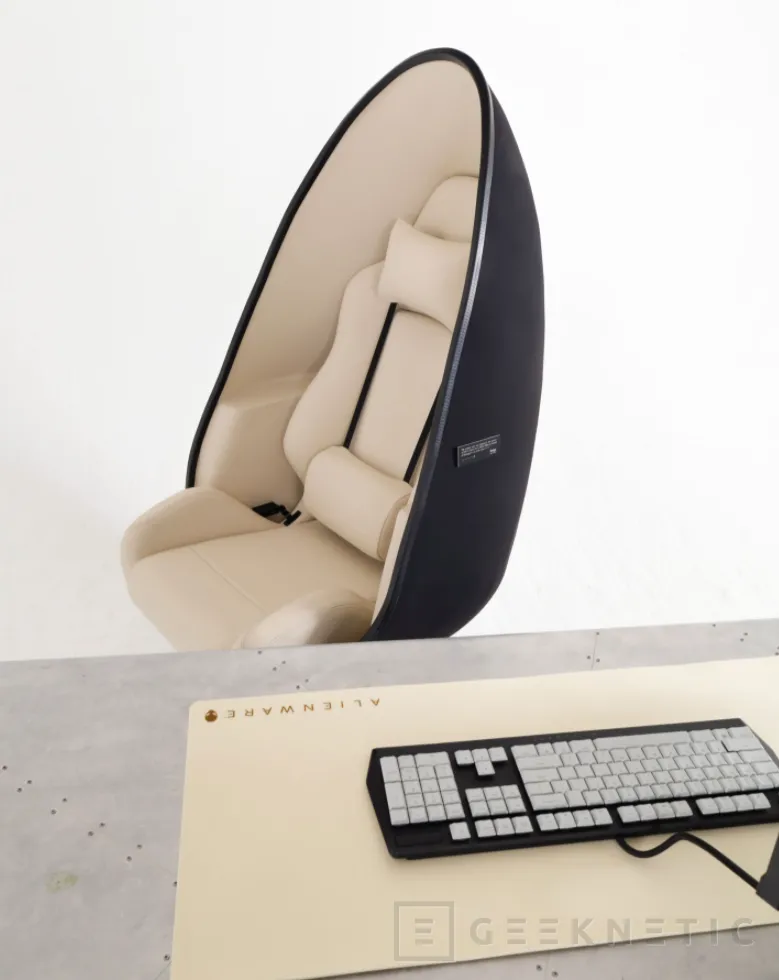 Geeknetic Alienware y Bodega anuncian una edición especial de la silla gaming S5000 con forma de huevo 3