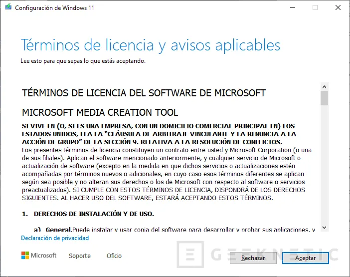 Geeknetic Cómo instalar Windows 11 7