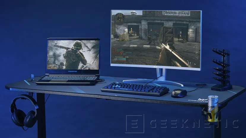 Geeknetic Nueva mesa gaming Acer Predator PGD110 con superficie de alfombrilla 1