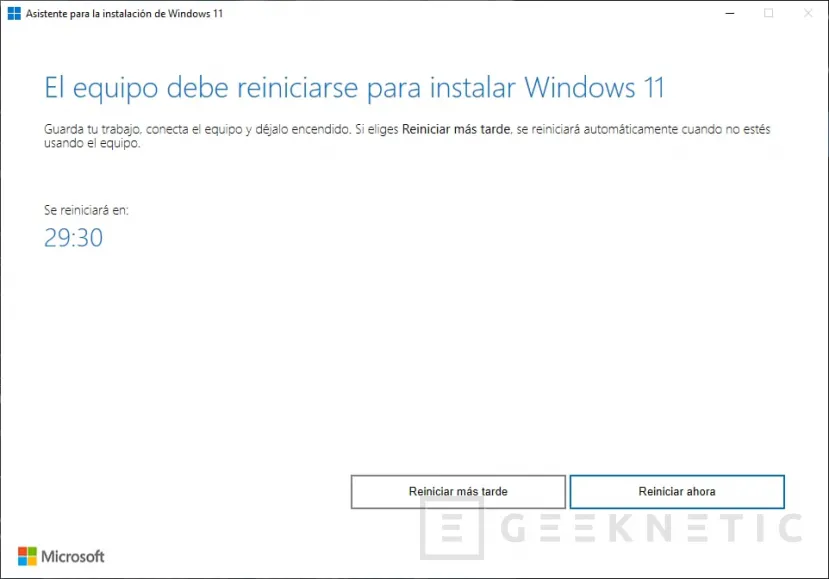 Geeknetic Cómo instalar Windows 11 5