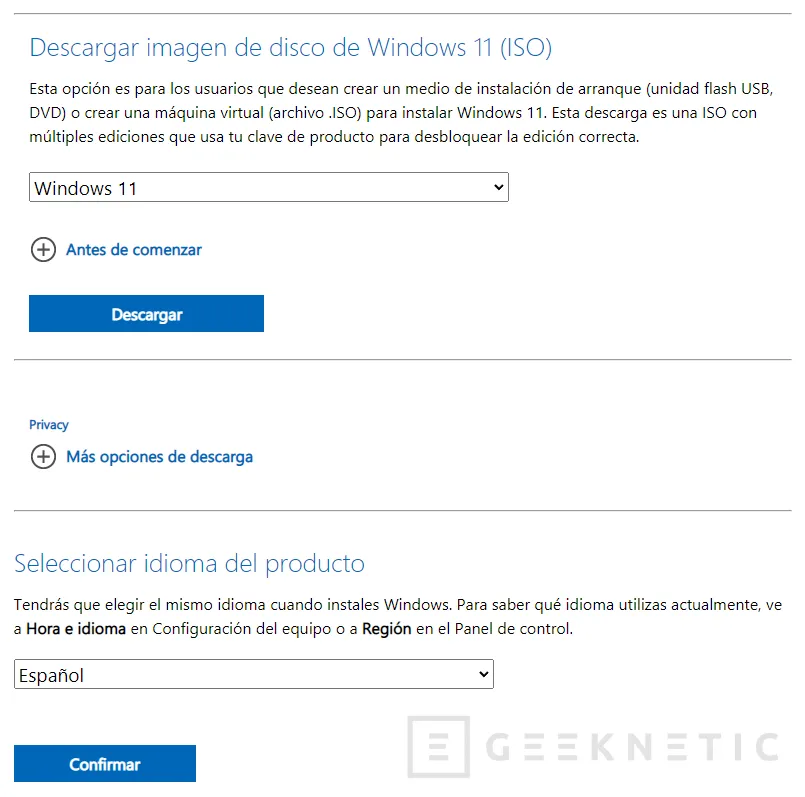 Geeknetic Cómo instalar Windows 11 12