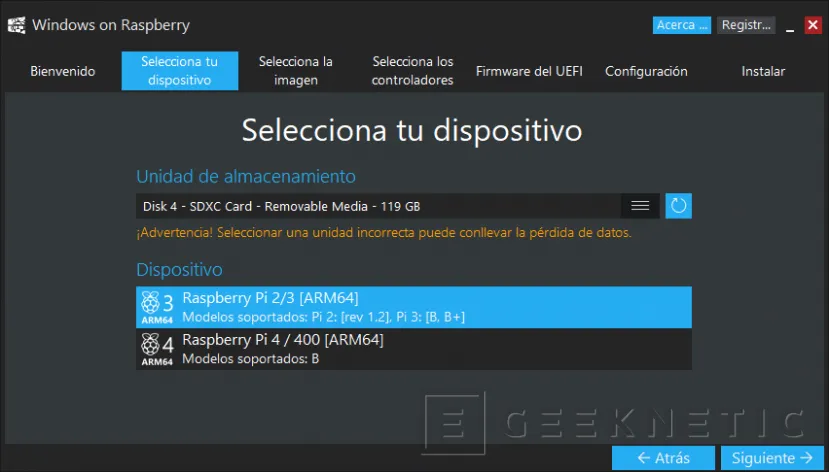 Geeknetic Cómo Instalar Windows 10 en una Raspberry Pi 24