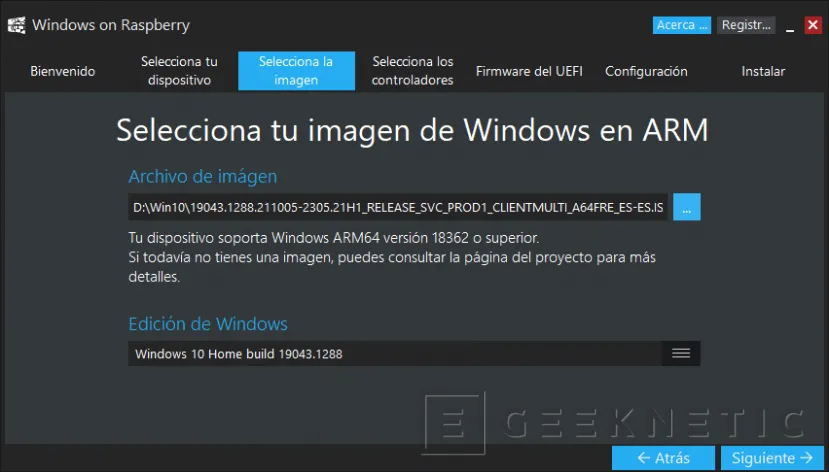 Geeknetic Cómo Instalar Windows 10 en una Raspberry Pi 25