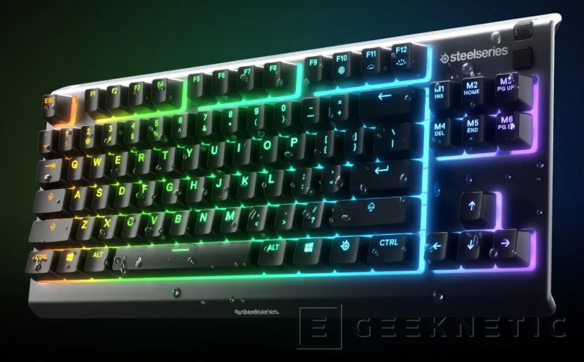 Geeknetic El nuevo SteelSeries Apex 3 TKL es un teclado gaming compacto con resistencia al agua 1