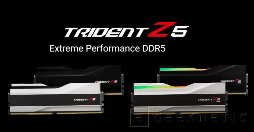 Geeknetic Las nuevas memorias DDR5 G.Skill Trident Z5 alcanzan los 6.400 MHz con latencias CL36 1