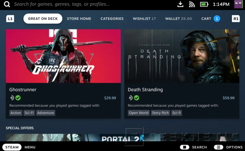 Geeknetic Valve revisará los juegos de Steam para verificar su compatibilidad con la Steam Deck 3