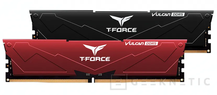 Geeknetic XMP 3.0 y hasta 5.200 MHz en los nuevos módulos DDR5 TeamGroup T-Force Vulcan 1