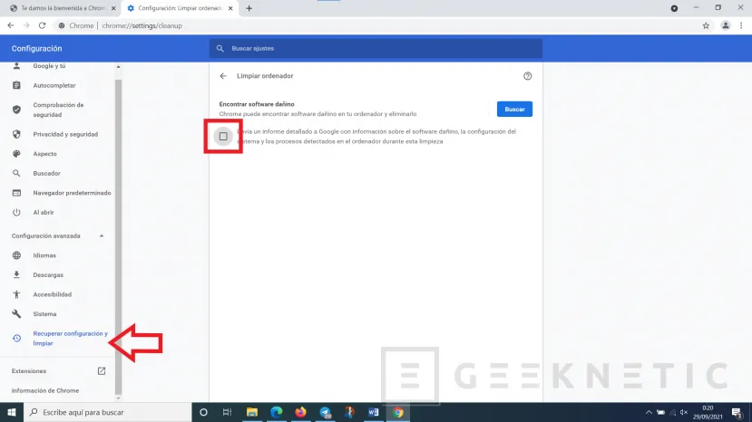 Geeknetic Cómo Mejorar el rendimiento del PC desactivando Chrome Software Reporter Tool 4