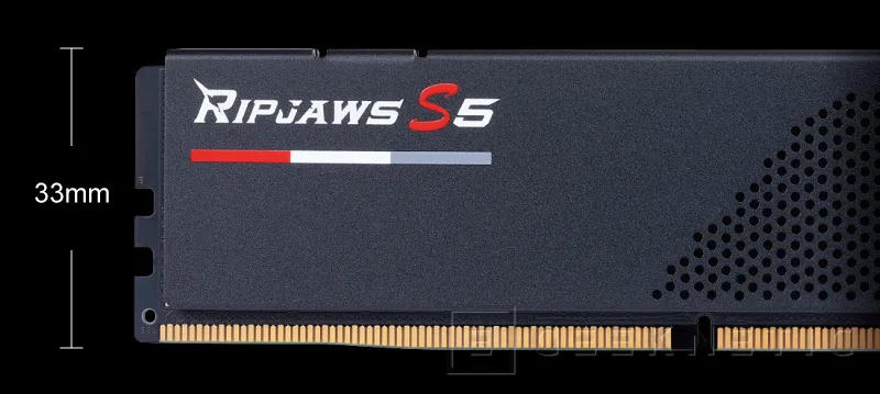 Geeknetic G.SKILL lanza la memoria DDR5 Ripjaws S5 con velocidades de hasta 6000 MHz y perfil de 33 mm 2