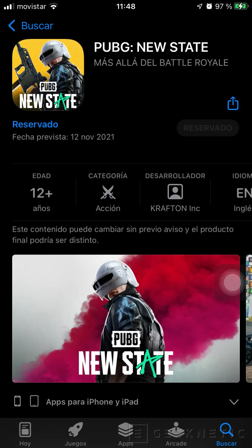 Geeknetic PUBG: New State llega el 11 de noviembre para móviles iOS y Android 3