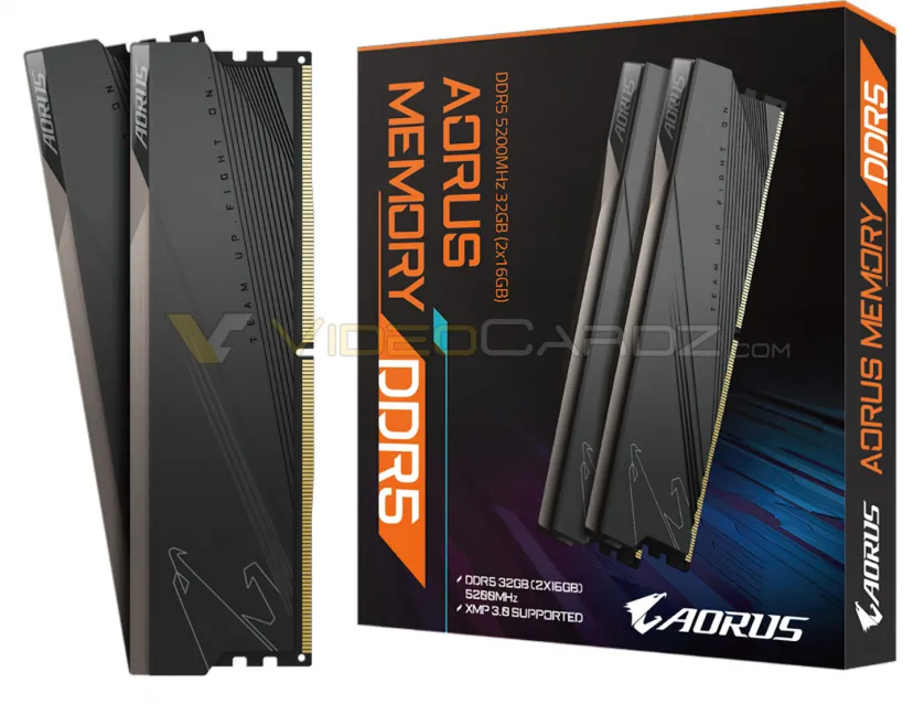 Geeknetic Gigabyte lanzará sus propios módulos de memoria AORUS DDR5 a 5.200 MHz 1