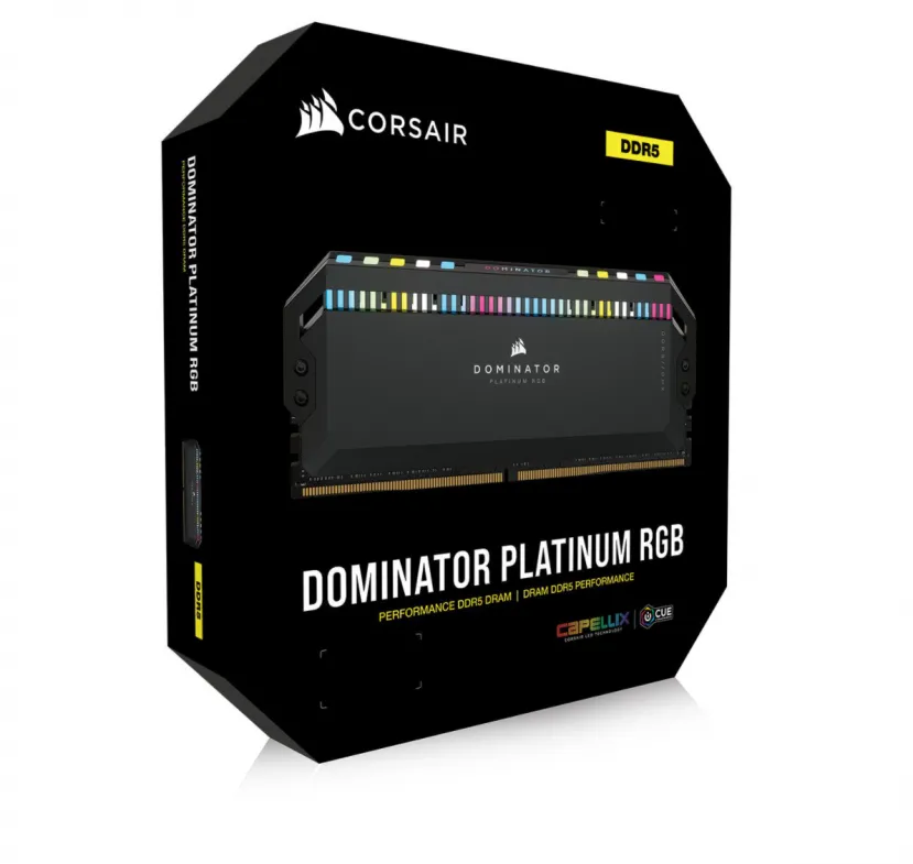 Geeknetic Se filtran los módulos DDR5 Corsair Dominator Platinum RGB a 5.200 MHz CL38 1