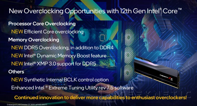 Geeknetic Los Intel Core Alder Lake-S permitirán más overclock que la generación anterior 7