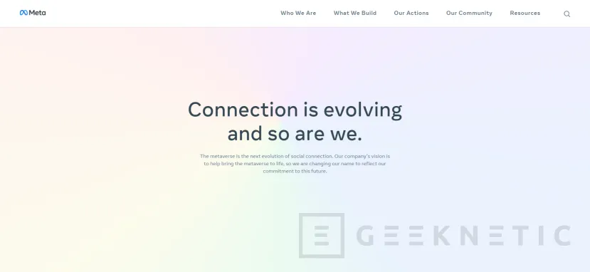 Geeknetic Facebook cambia el nombre de la empresa a Meta, la red social seguirá llamándose Facebook 1