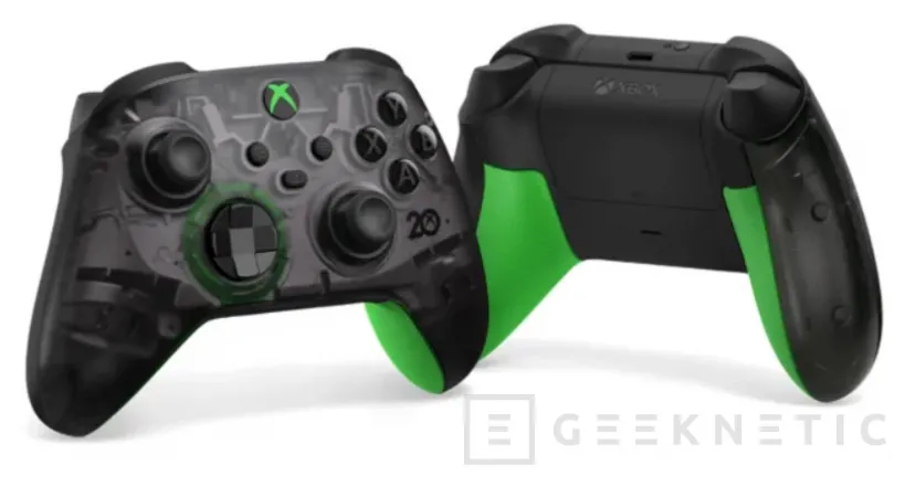 Geeknetic Microsoft lanza un nuevo mando translúcido conmemorando los 20 años de la Xbox 1