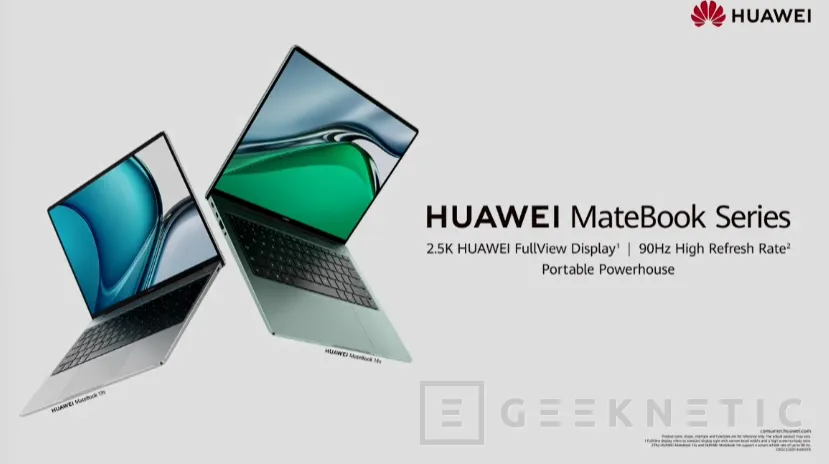 Geeknetic Huawei anuncia sus MateBook 14S con procesadores Intel Core H35 y 16,5 mm de grosor 2