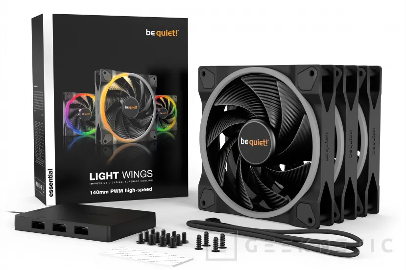 Geeknetic Los nuevos ventiladores de Be Quiet! Light Wings incluyen iluminación ARGB 5