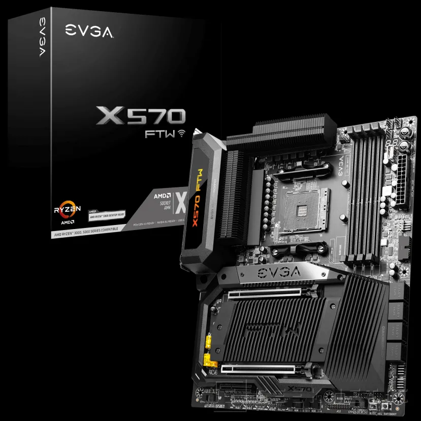 Geeknetic EVGA presenta la X570 FTW Wifi para procesadores AMD con diseño de 15 fases y doble ranura PCI Express 4.0 3