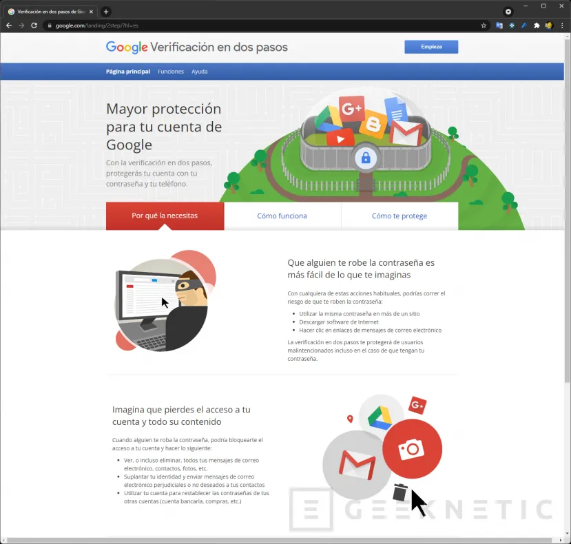 Geeknetic Cómo activar la verificación en dos pasos en la cuenta de Google 1