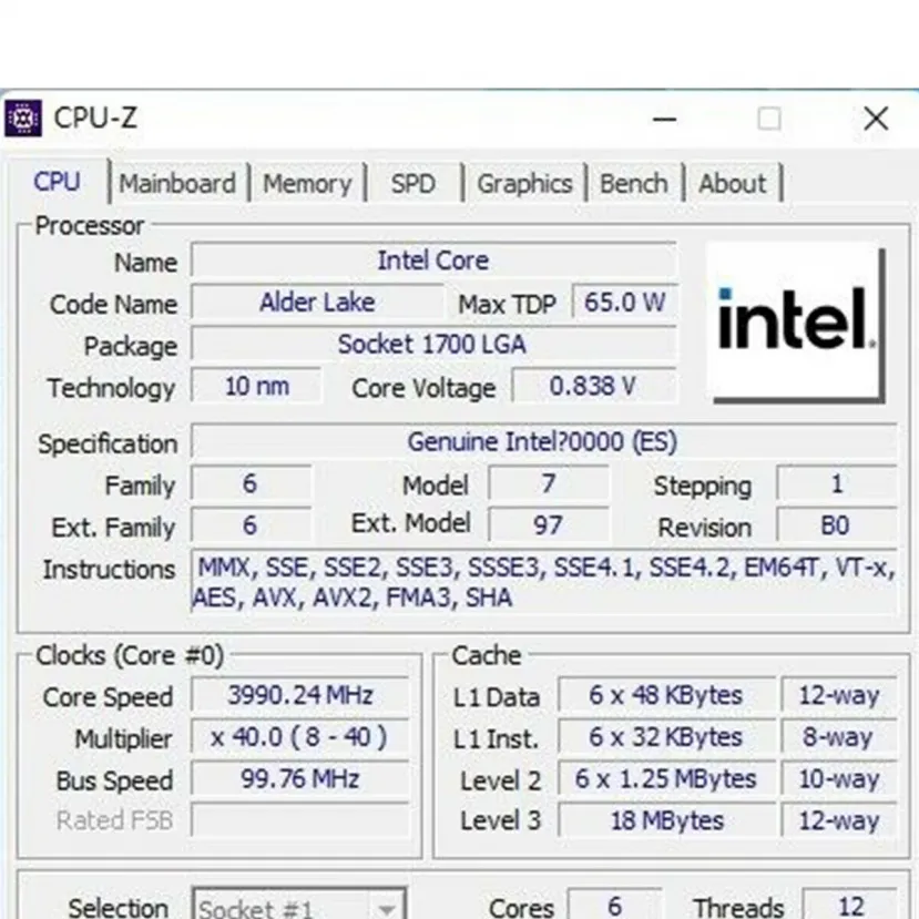 Geeknetic Vistas a la venta varias muestras de ingeniería del Intel Core i5 12400 incompatibles con las actuales placas Z690 2