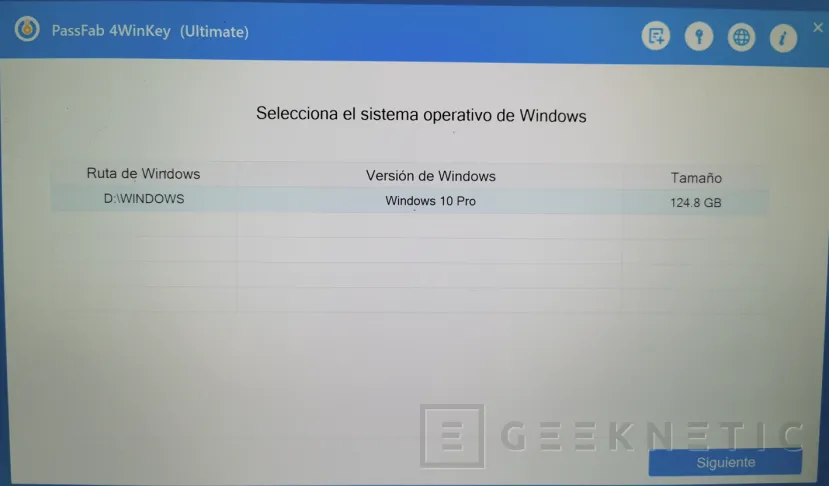 Geeknetic Cómo Quitar la Contraseña de Inicio de Windows 10 con PassFab 4WinKey 10