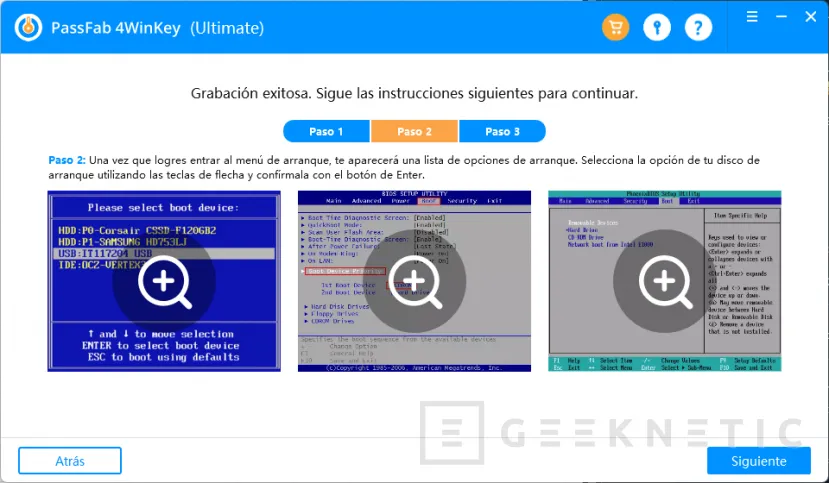 Geeknetic Cómo Quitar la Contraseña de Inicio de Windows 10 con PassFab 4WinKey 9