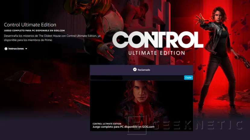 Geeknetic Amazon Prime regala Control Ultimate Edition, Rise of The Tomb Raider y Dragon Age Inquisition 1