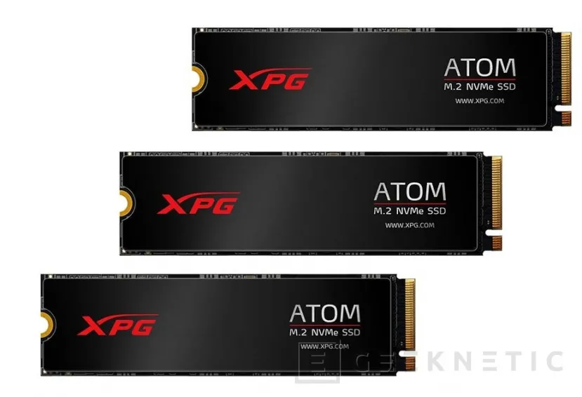 Geeknetic Nuevos SSD Legend y XPG Atom de ADATA con conectividad NVMe 1.3 y NVMe 1.4 1