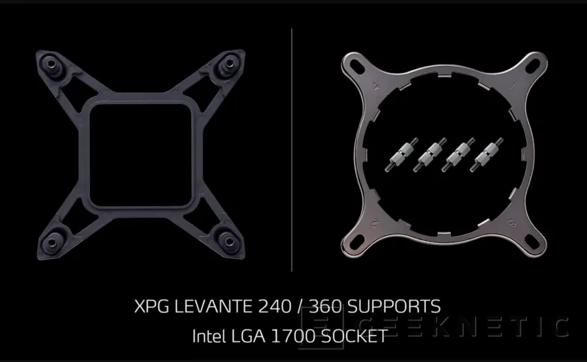 Geeknetic ADATA ofrece gratis kits de montaje LGA 1700 para sus refrigeraciones líquidas XPG LEVANTE 1