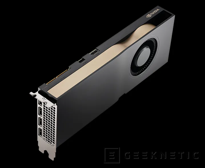 Geeknetic NVIDIA lanza la tarjeta para profesionales RTX A4500 con 7168 CUDA Cores y 20 GB GDDR6 con ECC 1