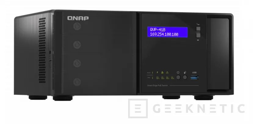 Geeknetic QNAP lanza su servidor de videovigilancia QVP-41B con soporte para PoE y 24 cámaras 1
