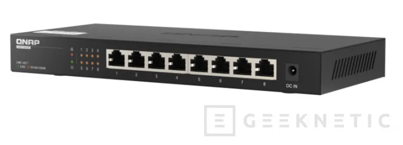 Geeknetic QNAP QSW-1108-8T, un switch de 8 puertos 2,5 GbE autogestionable 1