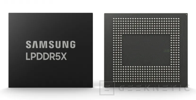 Geeknetic Samsung anuncia los primeros chips de 16 Gb de RAM LPDDR5X con 20% menos consumo 1