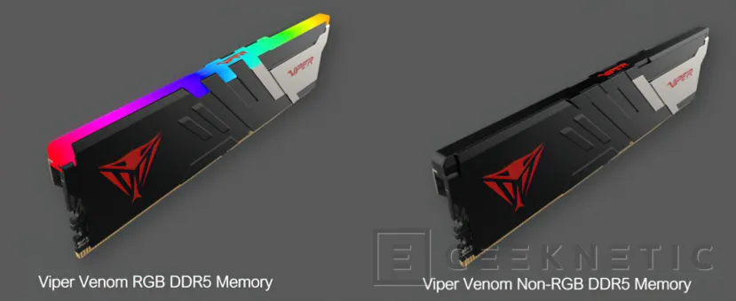 Geeknetic PATRIOT anuncia sus memorias DDR5 VIPER VENOM con frecuencias hasta 6200 MHz y PMIC desbloqueado 1