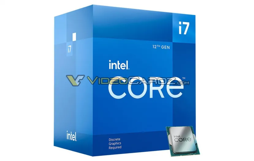 Geeknetic Filtrado material de marketing de los Intel Core i3 12100F, Core i5 12400F y Core i7 12700F confirmando sus núcleos y velocidad máxima 4