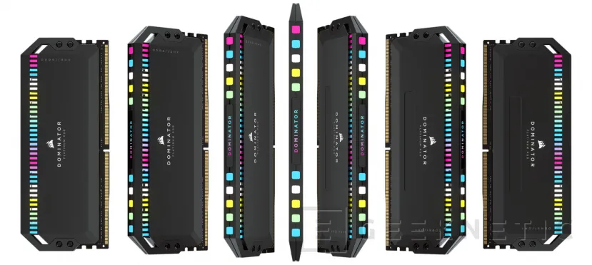 Geeknetic Corsair alcanza los 6400MHz con sus kits de memoria Dominator Platinum RGB DDR5 1