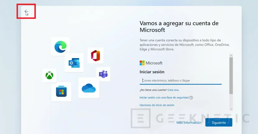 Geeknetic Cómo Instalar Windows 11 sin una cuenta de Microsoft 3