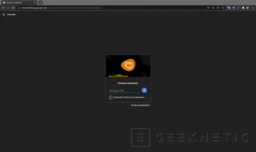 Geeknetic Escritorio Remoto de Chrome: Cómo controlar tu PC desde cualquier lugar 12