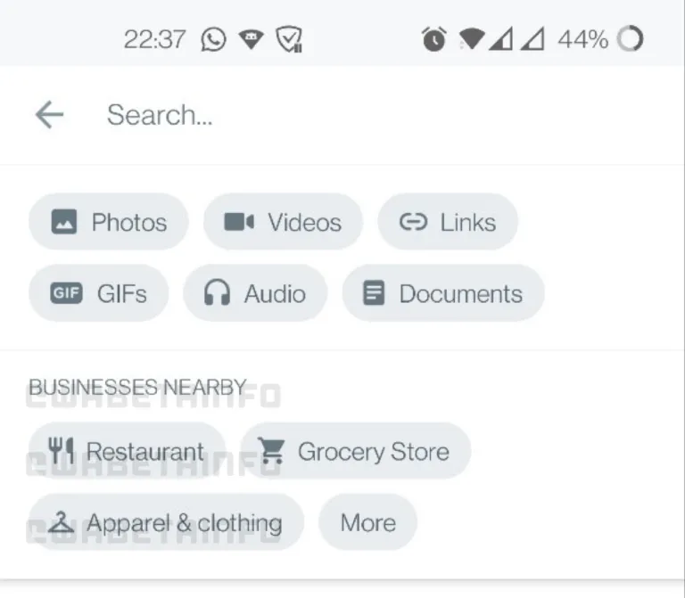 Geeknetic WhatsApp está implementando una búsqueda de negocios cercanos con opción de comunicarse con ellos 1