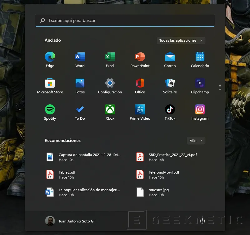 Geeknetic Windows 11: Cómo poner la barra de tareas a la izquierda 2