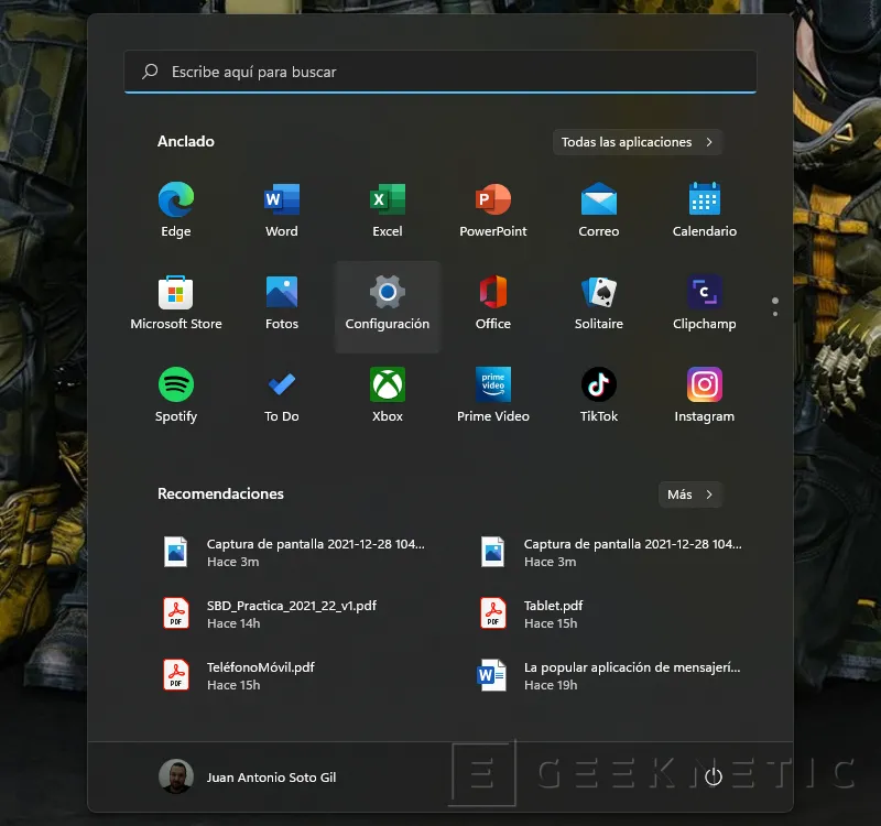 Geeknetic Windows 11: Cómo poner la barra de tareas a la izquierda 3