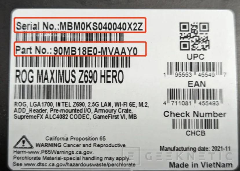 Geeknetic ASUS sustituirá las placas ROG Maximus Z690 Hero afectadas por el problema del condensador mal colocado 1