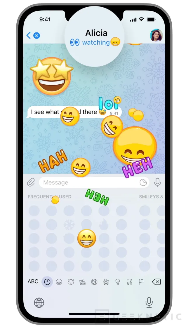 Geeknetic Telegram añade reacciones a los mensajes, mensajes ocultos, traductor de mensajes y códigos QR personalizados 4